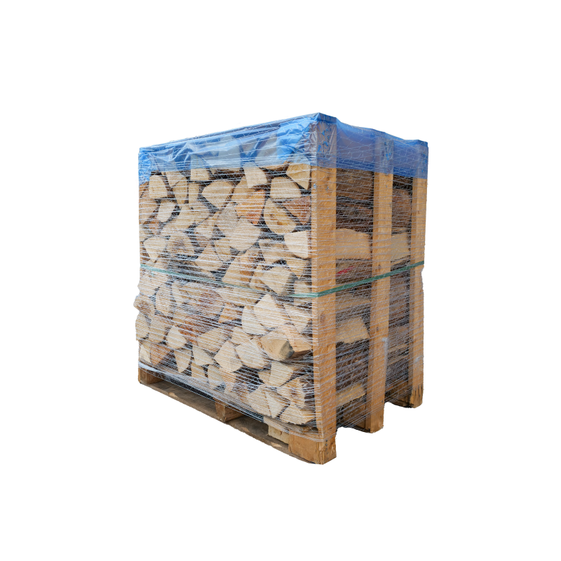 1e Pallet Ovengedroogd Brandhout – Gebruiksklaar (Hardhoutmix)