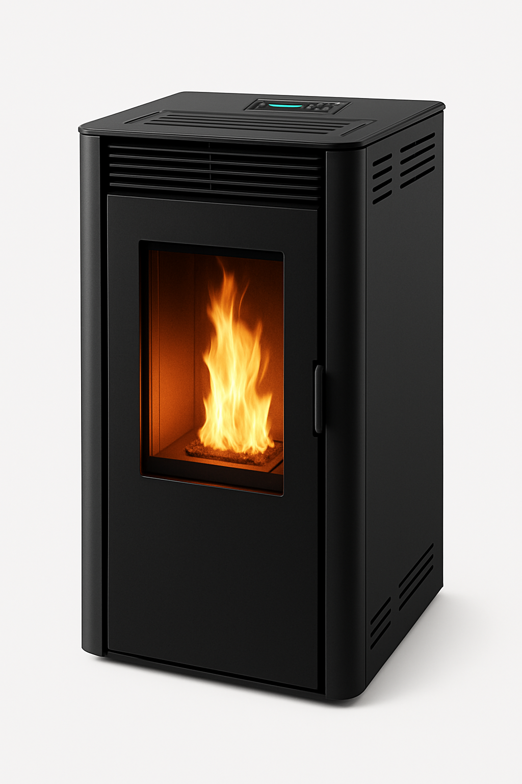 Pelletkachel 8 kW — EcoPlus Black — Tot 75 m²