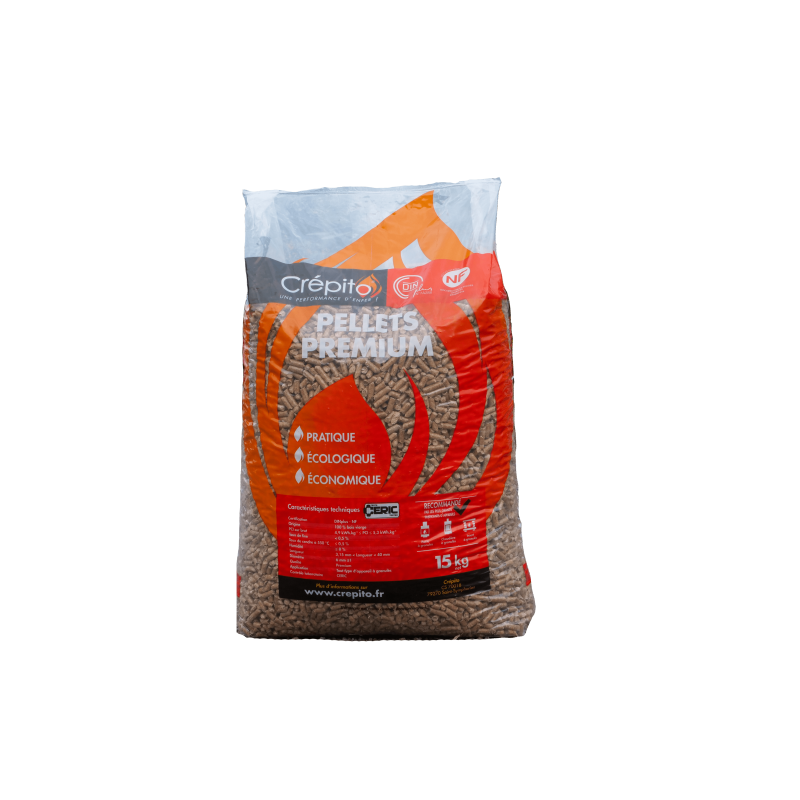 SCHÜSTER houtpellets – Pallet met 66 zakken (990 kg) – EN Plus A1 / DIN+