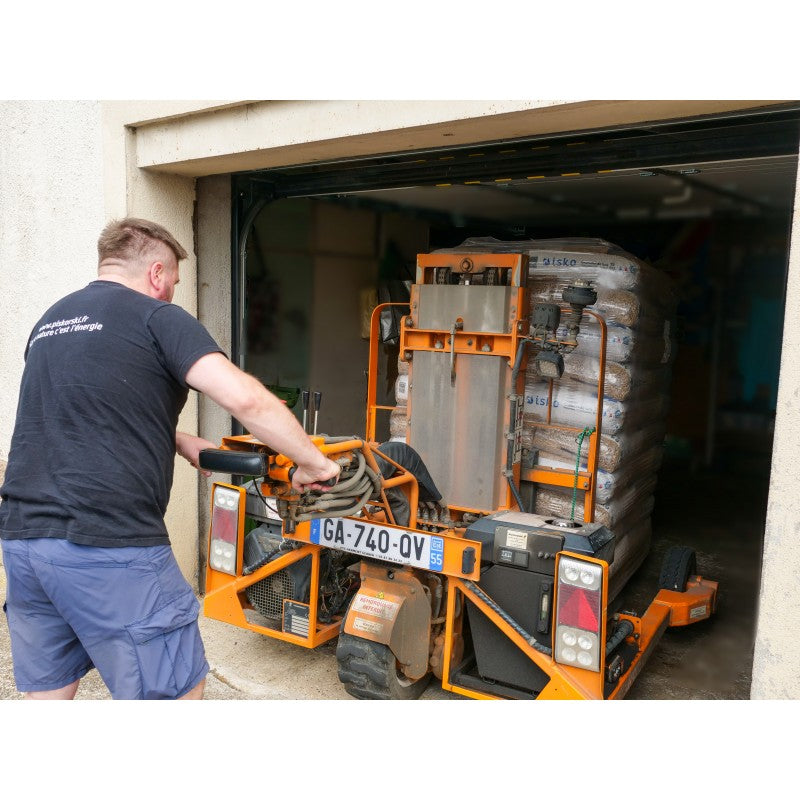 ISKO houtpellets – Halve pallet (35 zakken, 525 kg) – DIN+ certificering