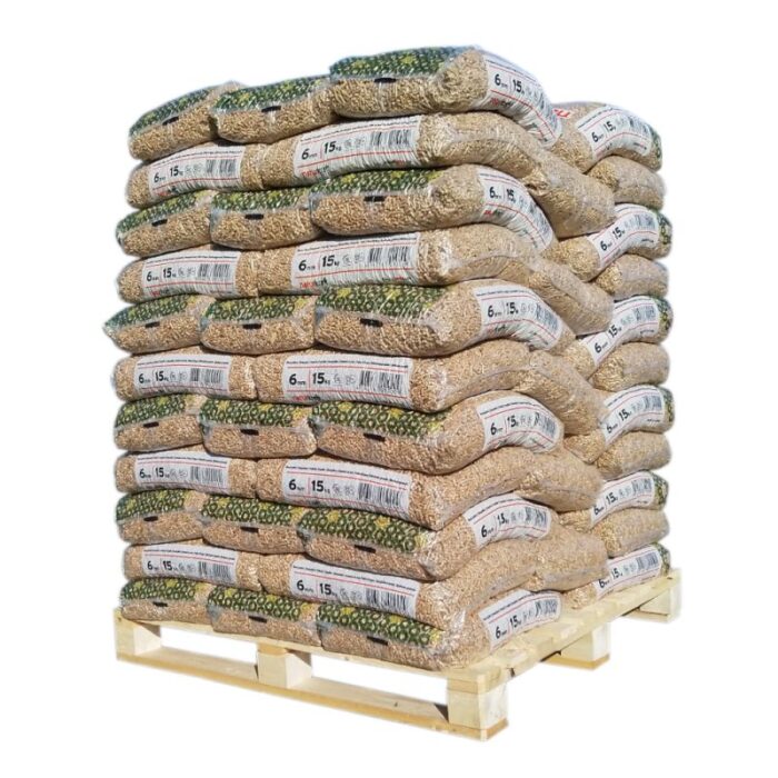 Naturkraft Pellets – 34 zakken (510 kg) – DIN+ & ENplus A1