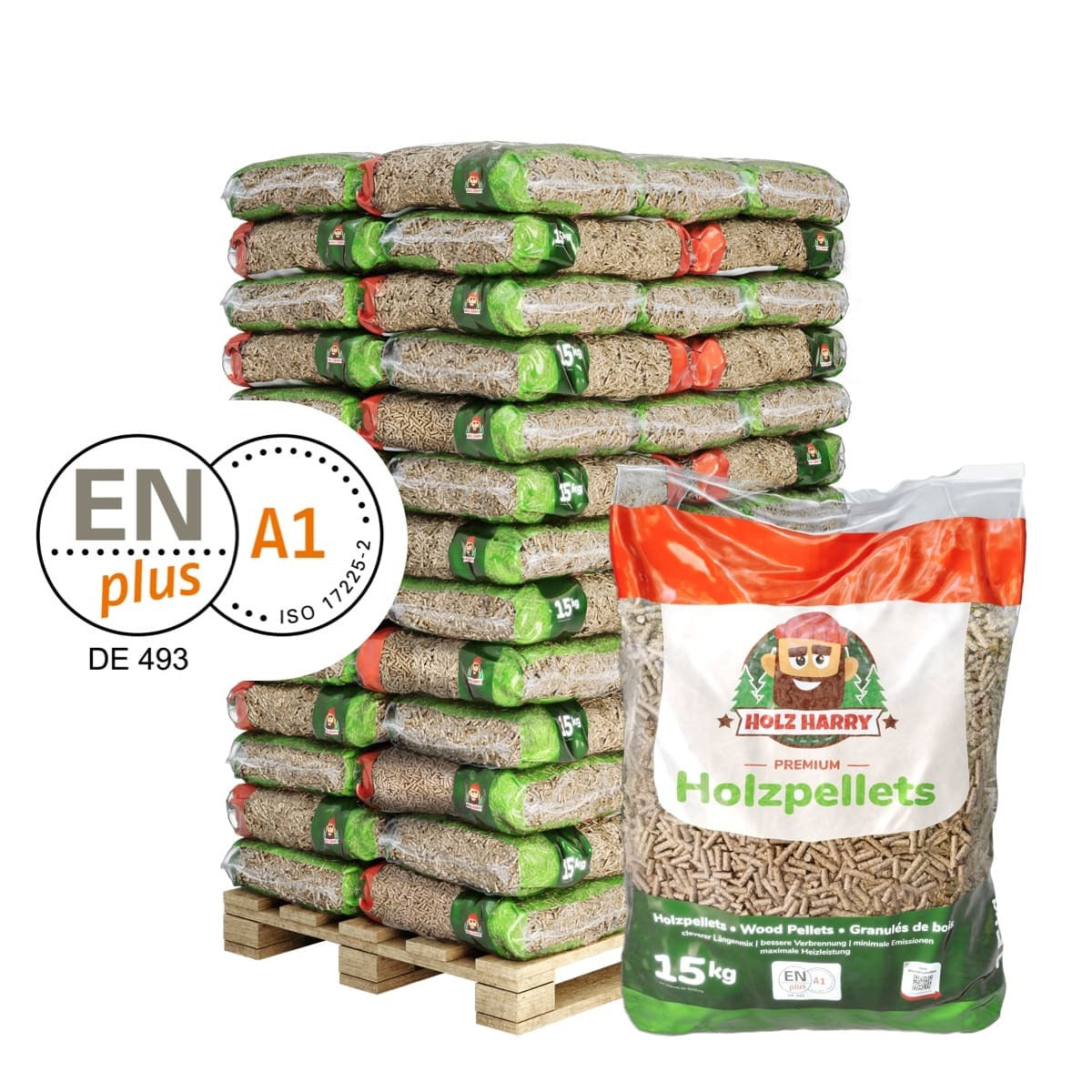 Premium houtpellets ENplus A1 – 975 kg